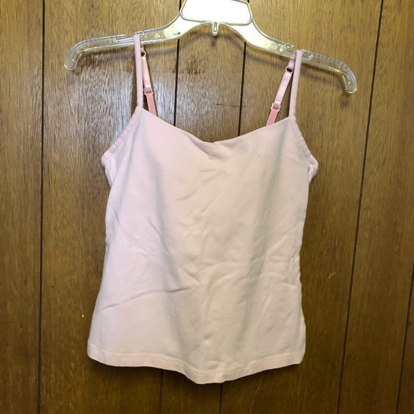 Moda International pink padded bra cami M - Picture 2 of 8